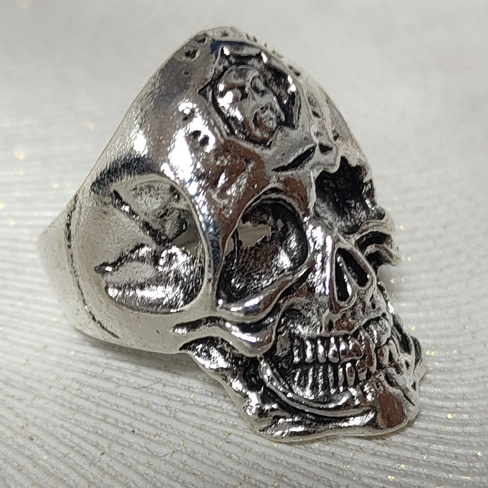 Перстень череп PEB-73