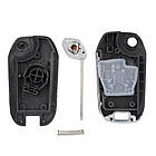 Викидний ключ, корпус під чип, 2кн, Nissan Qashqai Cube Micra, NSN14, фото 2