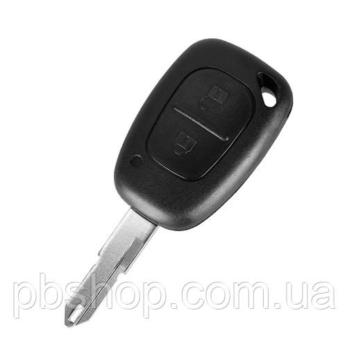 Ключ запалювання, чіп PCF7946, 2 кнопки NE73, для Renault Clio Scenic
