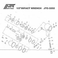 Фіксатор кнопки-ремкомплект для пневмогайковерта 3202 JTC (3202-34 JTC) - 3202-34 JTC