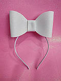 Бант Білий на обручі бант великий 250 грн, фото 2