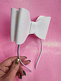 Бант Білий на обручі бант великий 250 грн, фото 3