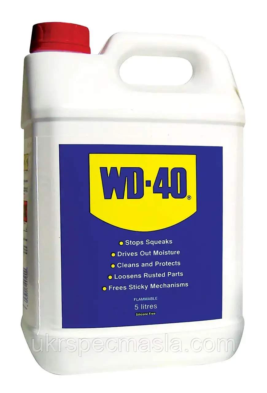 Універсальна автомобільна змазка WD-40 каністра 5 літрів (з розпилювачем в комплекті)