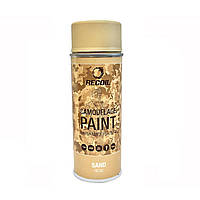 Краска маскировочная аэрозольная RecOil 400 ml, Sand, Фарба для зброї