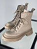 Жіночі демісезонні черевики ShoesBand Латте натуральні шкіряні всередині байка 38 (24,5-25 см) (S55031-1д), фото 6