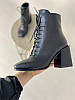 Жіночі демісезонні черевики ShoesBand Чорні натуральні шкіряні всередині байка 37 (24,5 см) (S99371д), фото 10