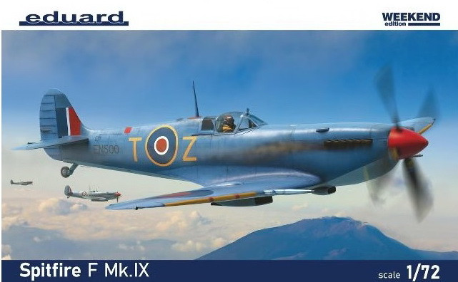 Пластикова модель 1/72 Eduard 7460 британський винищувач Spitfire F Mk. IX, фото 1