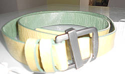 Модний жіночій пасок з металевою пряжкою натуральна шкіра 100% Solar