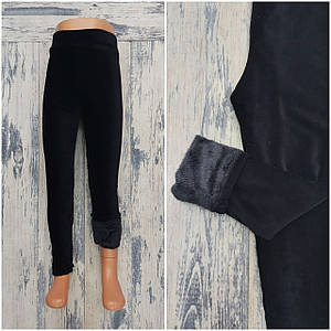 Лосини підліткові 7-11 років. Екошкіра і хутро