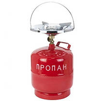 Комплект газовий кемпінг 8л SIGMA з вентилем та пальником, фото 3