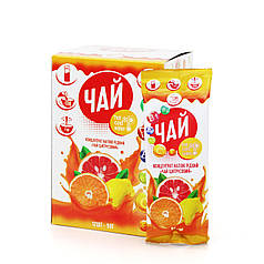 Рідкий чай концентрат для приготування напою ТМ Смакуйте «Цитрусовий» 12 шт х 50 г / Концентрований чай