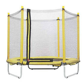 Батут Just Fun 152см Yellow зовнішня сіткa