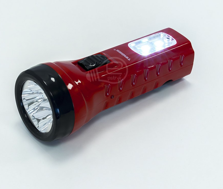 Дворежимний кемпінговий LED ліхтар TIROSS із вбудованим акумулятором та боковою лампою, GP23