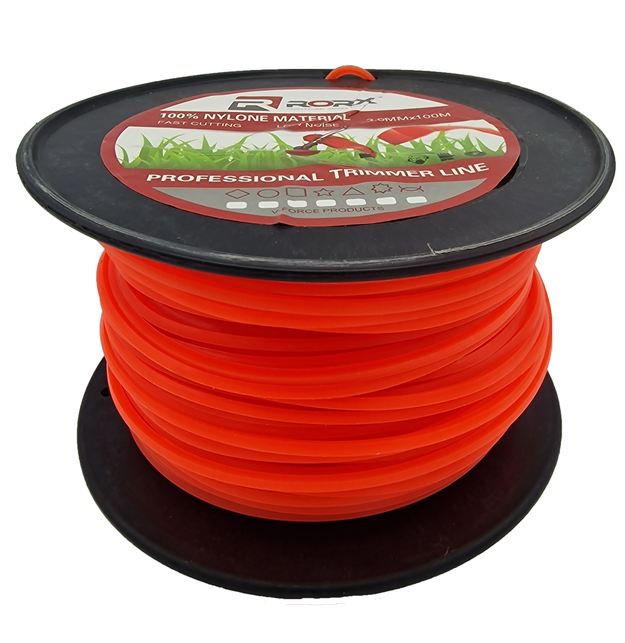 Бухта волосінь для бензокоси квадрат 3,0 мм (100 мм)