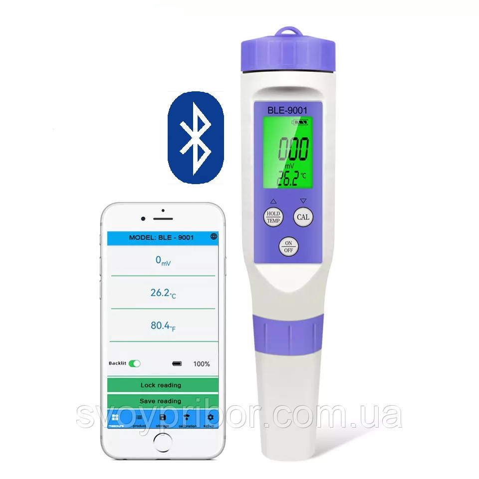 ОВП-метр ORP/TEMP BLE-9001 (cмарт bluetooth), фото 1