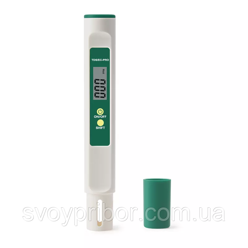 Солемер-кондуктометр 3в1 TDS/EC/Temp YY-200 (0-9990 ppm, 0 - 9990 μS/cm ...