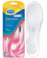 Женские гелиевые стельки Gel Active для обуви на среднем каблуке