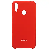 Чохол Silicone Case Premium для Huawei P Smart 2019 Red 1 (закритий низ)