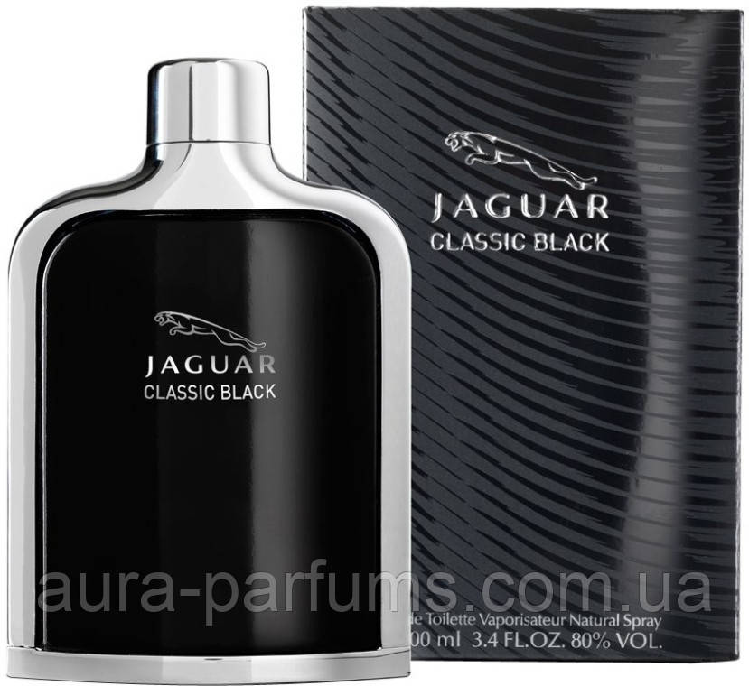 Чоловічі парфуми Jaguar Classic Black Туалетна вода 100 ml/мл