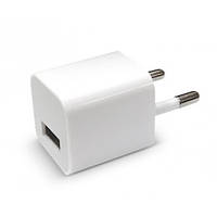 USB Адаптер — заряджання White 220 V 1 А кубик Х-2494 Арт.38822