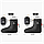 Зимові пухові шкарпетки-чуні Naturehike розмір 40-44, чорні (NH18S023-T), фото 5