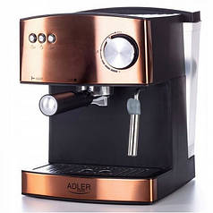 Кавомашина для дому з капучінатором Adler AD 4404 сopper (Niz13947)