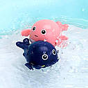 Водоплавний набір заводних іграшок для ванної Bath Toys Кити , 3 шт, фото 2