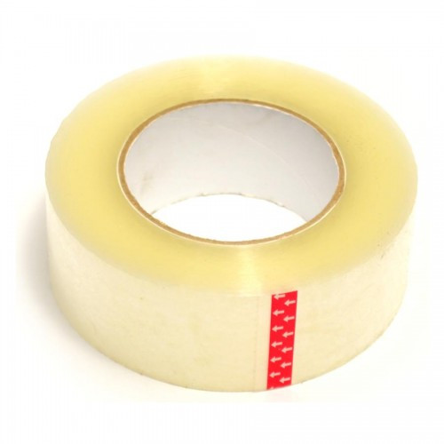 Скотч 55 мкм прозорий 45мм*370 метрів, фото 1