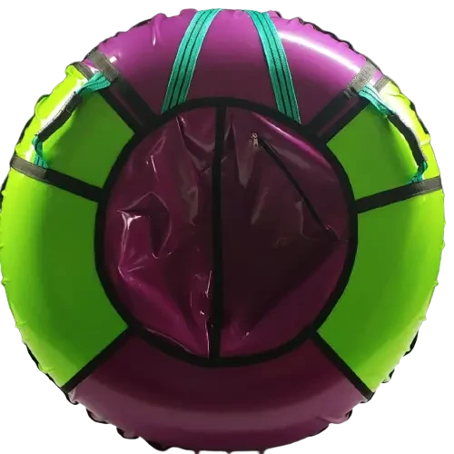 Тюбінг 100 см "Тягни-Штовхай" (ПВХ) надувні санки, фото 1