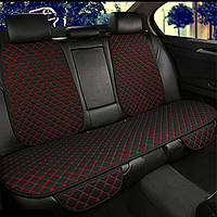 Накидка На Сидение Lux Задний ряд Чехлы на сиденья Авто универсальные Красно-черного Цвета