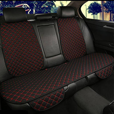 Накидка На Сидіння Lux Задній ряд Чохли на сидіння Авто універсальні Червоно-чорного Кольори АКЦІЯ