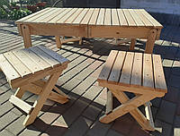 Отличный набор Чемодан.Стол раскладной 4 табуретки.