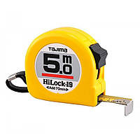 Рулетка строительная TAJIMA HI LOCK, H9P50MY- 5м×19мм