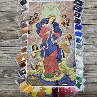 БРВ Богородица, развязывающая узлы, набор для вышивки бисером иконы