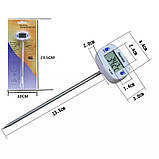 Термометр цифровий Thermo ТА-288 кухонний (-50...+300 oC) з обертовим на 180o дисплеєм, фото 4