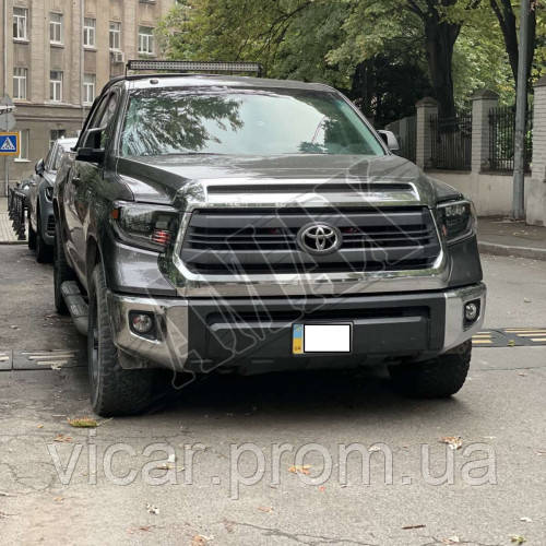 Передние фары диодные (Full - LED) Toyota Tundra (2014 - 2019) - фото 8 - id-p1138828222