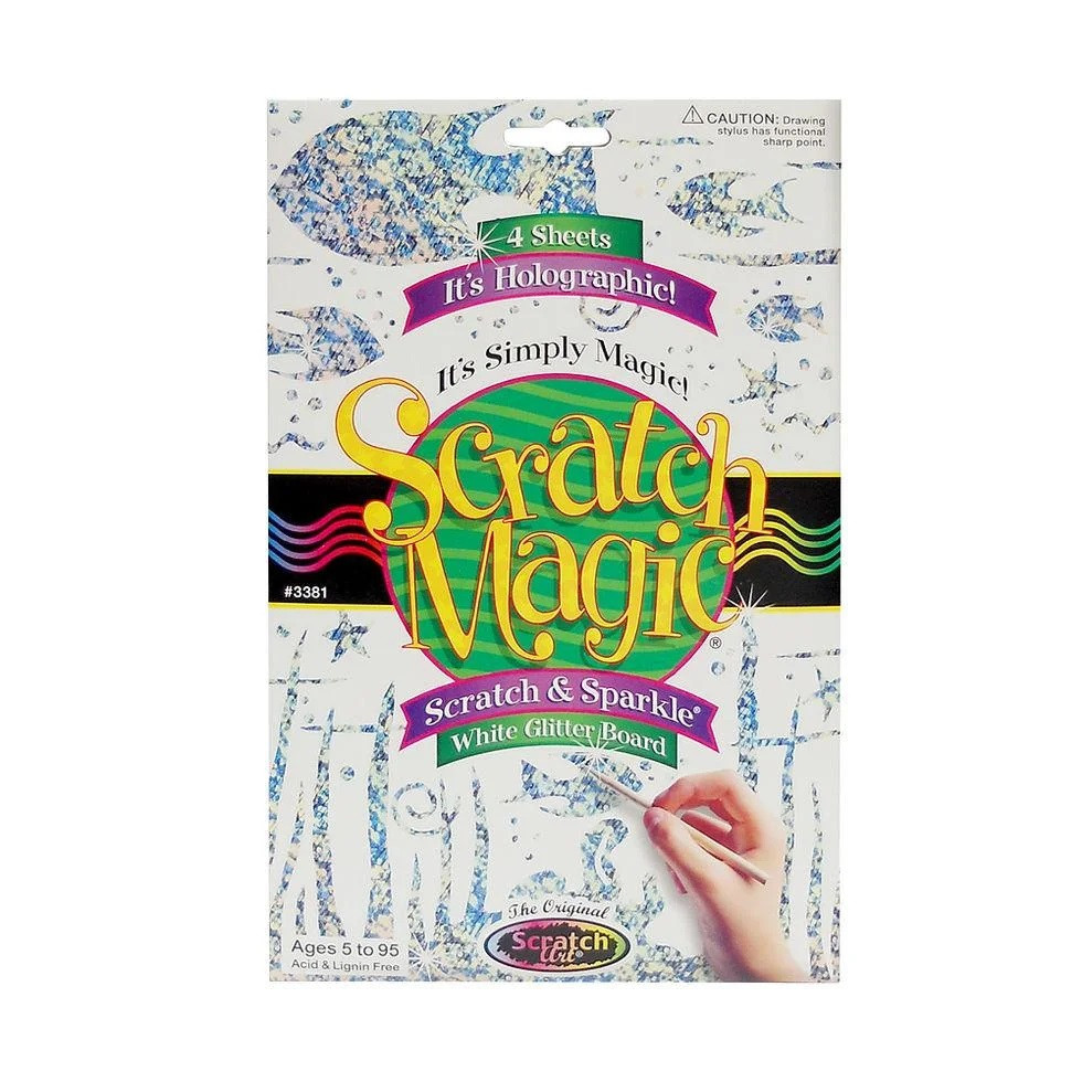 Срібляста голографічна царапка-трафарет Melissa&Doug (MD5809), фото 1