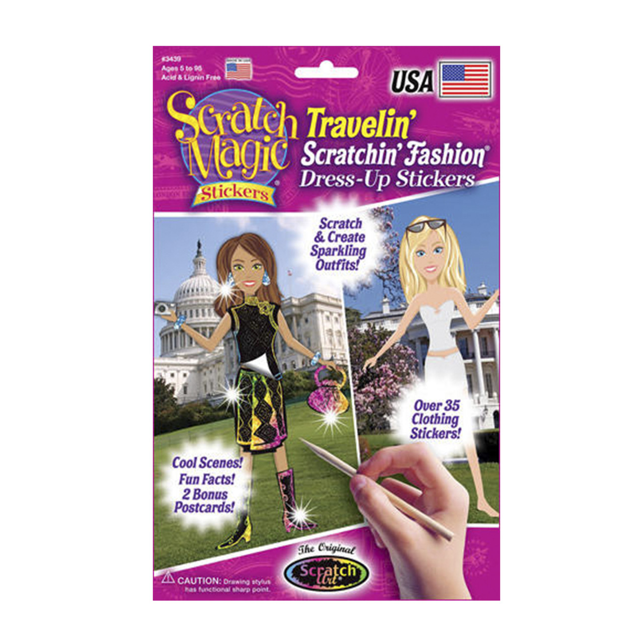 Набір наліпок-царапок "Мода" Melissa&Doug (MD5860), фото 1