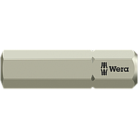 Бита шестигранная WERA HEX нержавеющая сталь 1/4×25 мм