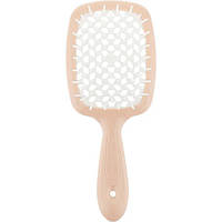 Щітка для волосся Janeke Superbrush Персиковий з білим