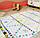 Килим бавовняний Mood Mosaic білий з кольоровим візерунком, ручна робота, фото 3