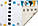 Килим бавовняний Mood Mosaic білий з кольоровим візерунком, ручна робота, фото 5