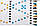 Килим бавовняний Mood Mosaic білий з кольоровим візерунком, ручна робота, фото 8