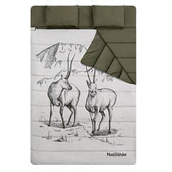 Спальник двомісний Naturehike Double Sleeping Bag with Pillow "Tibetan antelope" NH21MSD06