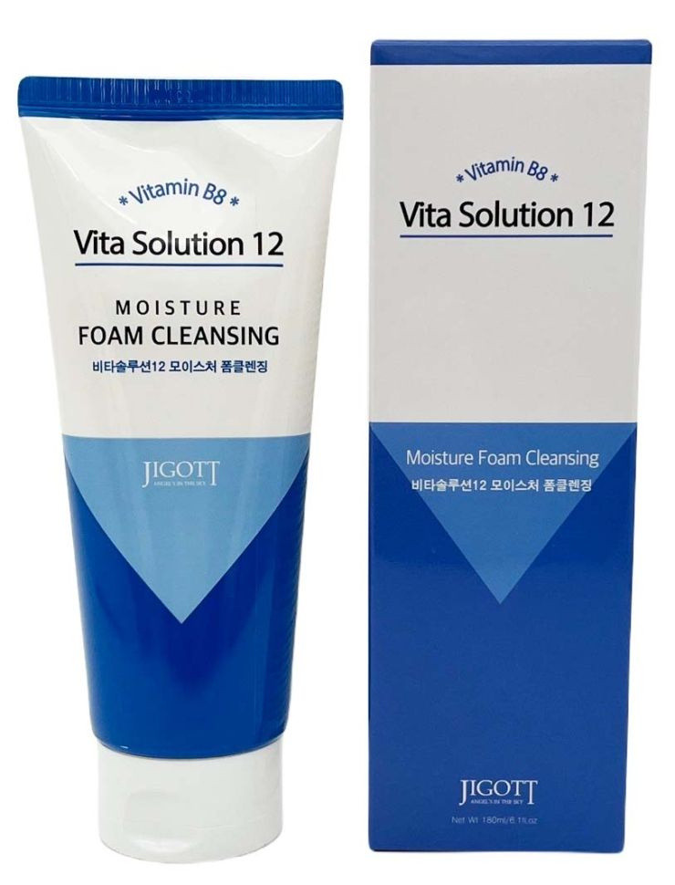 Пілінг-гель для обличчя з вітаміном B8 Jigott Vita Solution 12 Moisture Peeling Gel 180 мл.