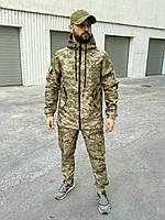 Костюм камуфляжный мужской 'Terra' тактический прочный , Военный пиксель зеленый комплект Штаны + Куртка wear