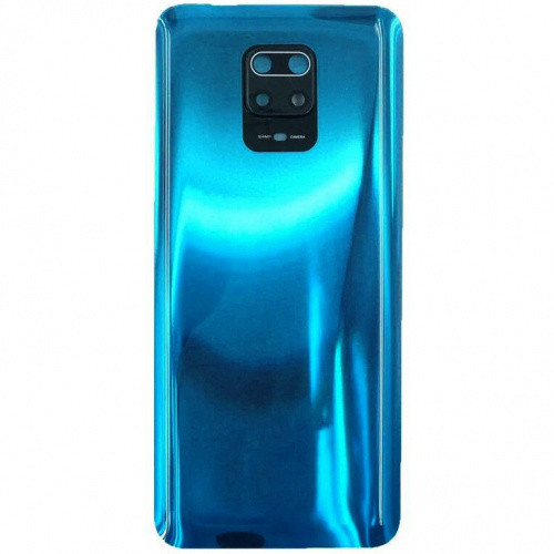 Задня кришка для Xiaomi Redmi Note 9s/Note 9 Pro/Note 9 Pro Max (зі склом камери) Interstellar Grey