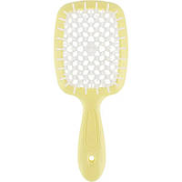 Щітка для волосся Janeke Superbrush Жовтий з білим