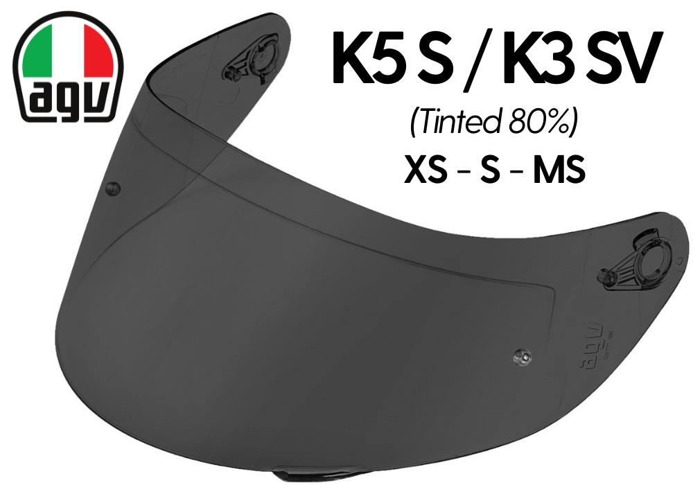Візор для AGV K5 S/K3 SV легке тонування (80%), XS-S-MS