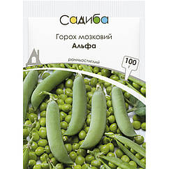 Насіння Горох Альфа Садиба центр 100 г
